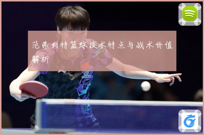 范弗利特篮球技术特点与战术价值解析
